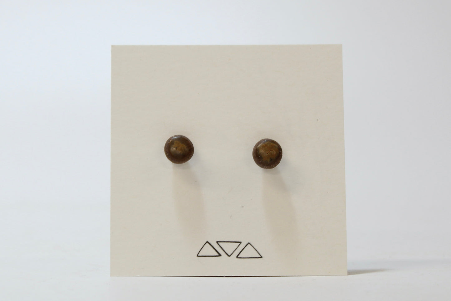 211. Sienna Dot Stud Earrings. Stainless steel stud with stabilizer backs. 1/2"