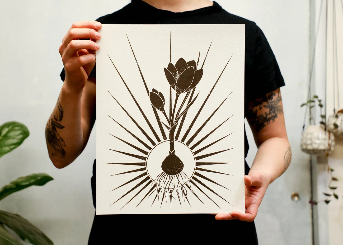 Radiant Crocus Print. 8x10 inches or 11x14 inches.